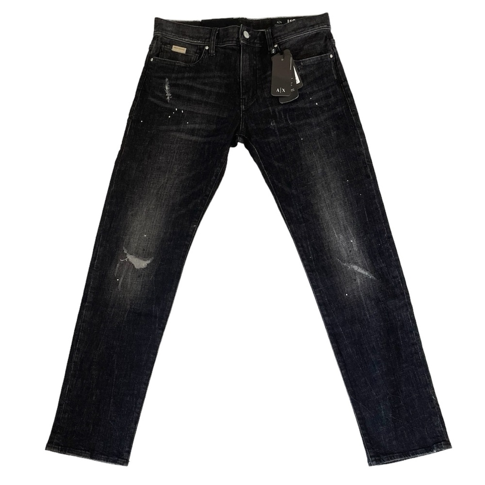 Armani Exchange Dark Wash Straight Jeans